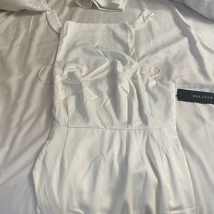 Elliatt Camo dress XS in white new with tags